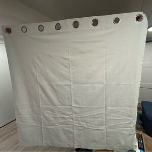 White Grommet Curtain Panels